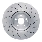 Dynamic Friction 2012-2018 Mercedes-Benz CLS550 Front Drilled Brake Rotor (360x36 Vented) - Image 2