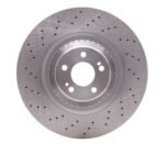Dynamic Friction 2015-2017 Mercedes-Benz S600 Front Drilled Brake Rotor (390x36 Vented)