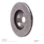 Dynamic Friction 2015-2017 Mercedes-Benz S600 Front Drilled Brake Rotor (390x36 Vented) - Image 5