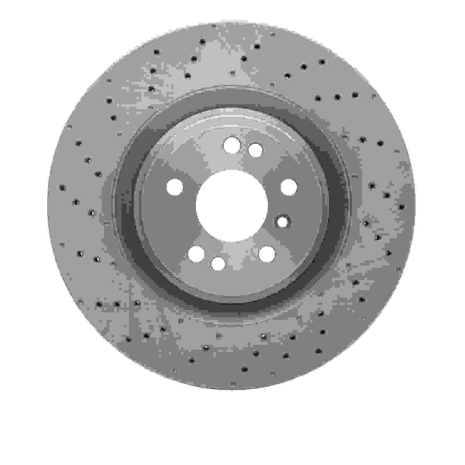 DF_62063139_Fro.jpg Dynamic Friction 2012-2019 Mercedes-Benz ML350 Front Drilled Brake Rotor (350x32 Vented) - Image 1