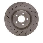 Dynamic Friction 2015-2017 Mercedes-Benz CLS400 Front Drilled Brake Rotor (344x32 Vented)
