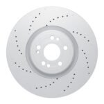 Dynamic Friction 2020-2026 Mercedes-Benz GLE450e Front Drilled Brake Rotor (375x36 Vented)