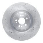 Dynamic Friction 2021-2025 Mercedes-Benz GLE53 AMG Front Drilled Brake Rotor (400x36 Vented)