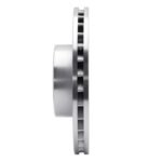 Dynamic Friction 2000-2003 Mercedes-Benz CL500 Front Drilled Silver Brake Rotor - Image 4