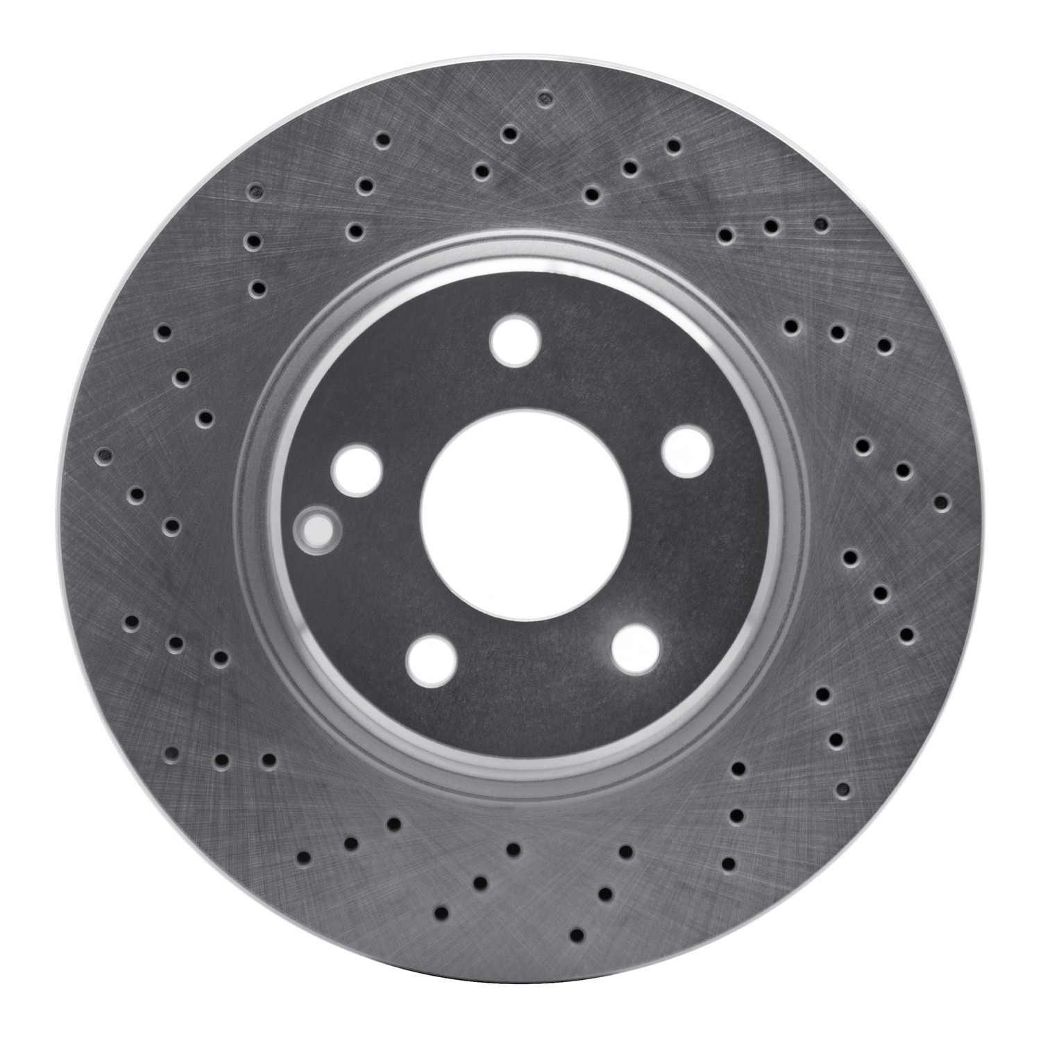 DF_62163054_Fro.jpg Dynamic Friction 2002-2006 Mercedes-Benz CL500 Front Drilled Silver Brake Rotor - Image 1