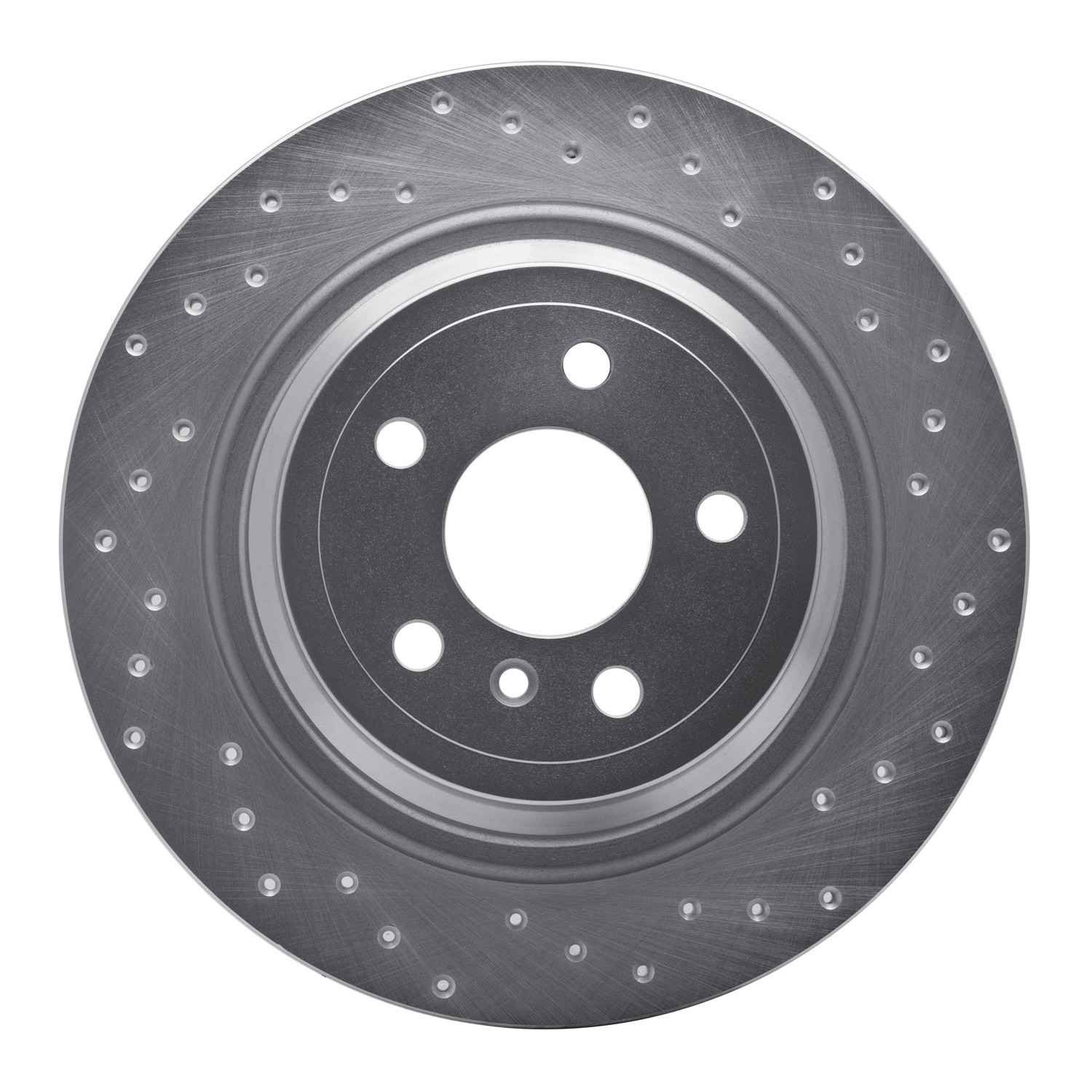 DF_62163143R_Fro.jpg Dynamic Friction 2012-2018 Mercedes-Benz GLE300D Rear Right Drilled Silver Brake Rotor - Image 1