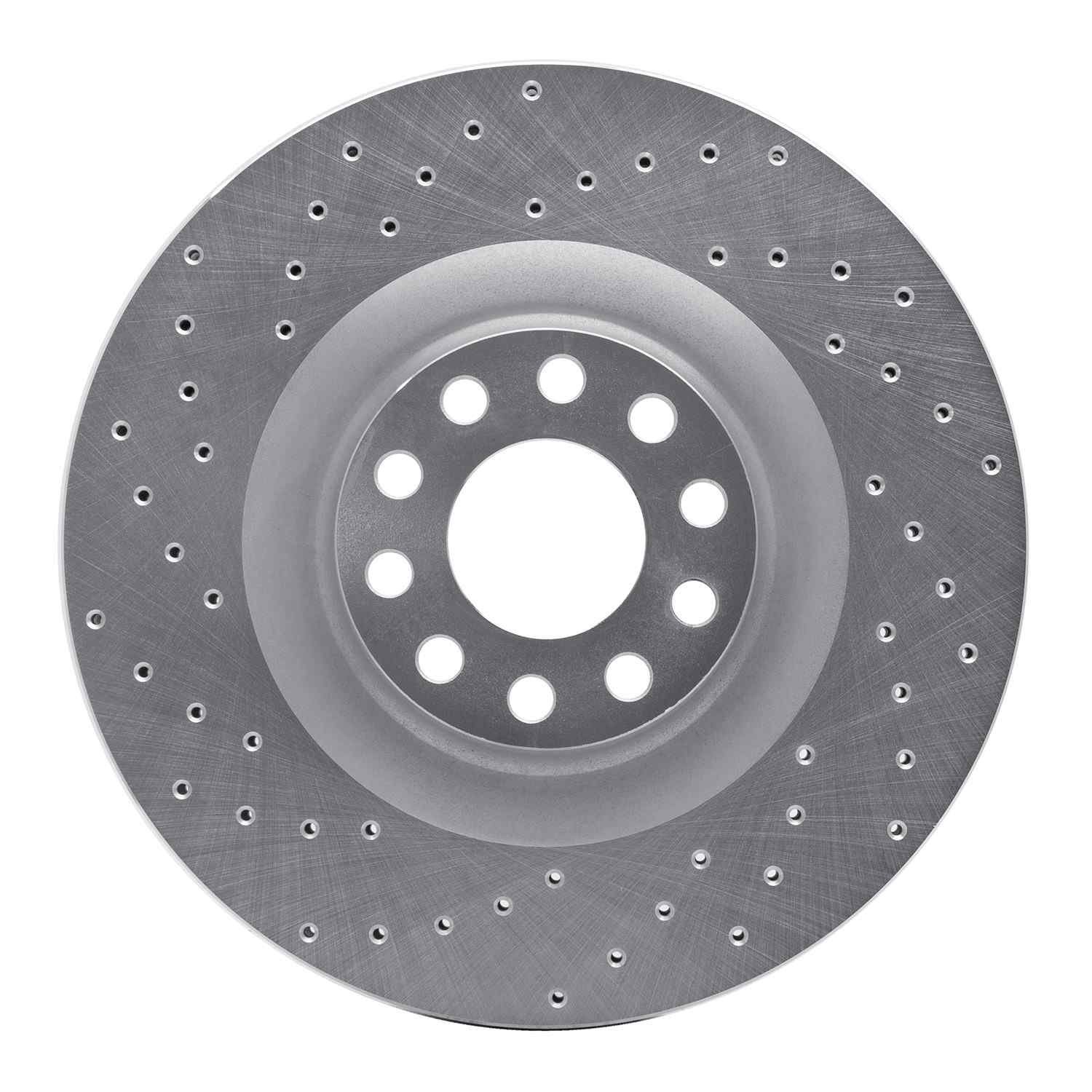 DF_62173026L_Fro.jpg Dynamic Friction 2001-2003 Audi S8 Front Left Drilled Silver Brake Rotor - Image 1