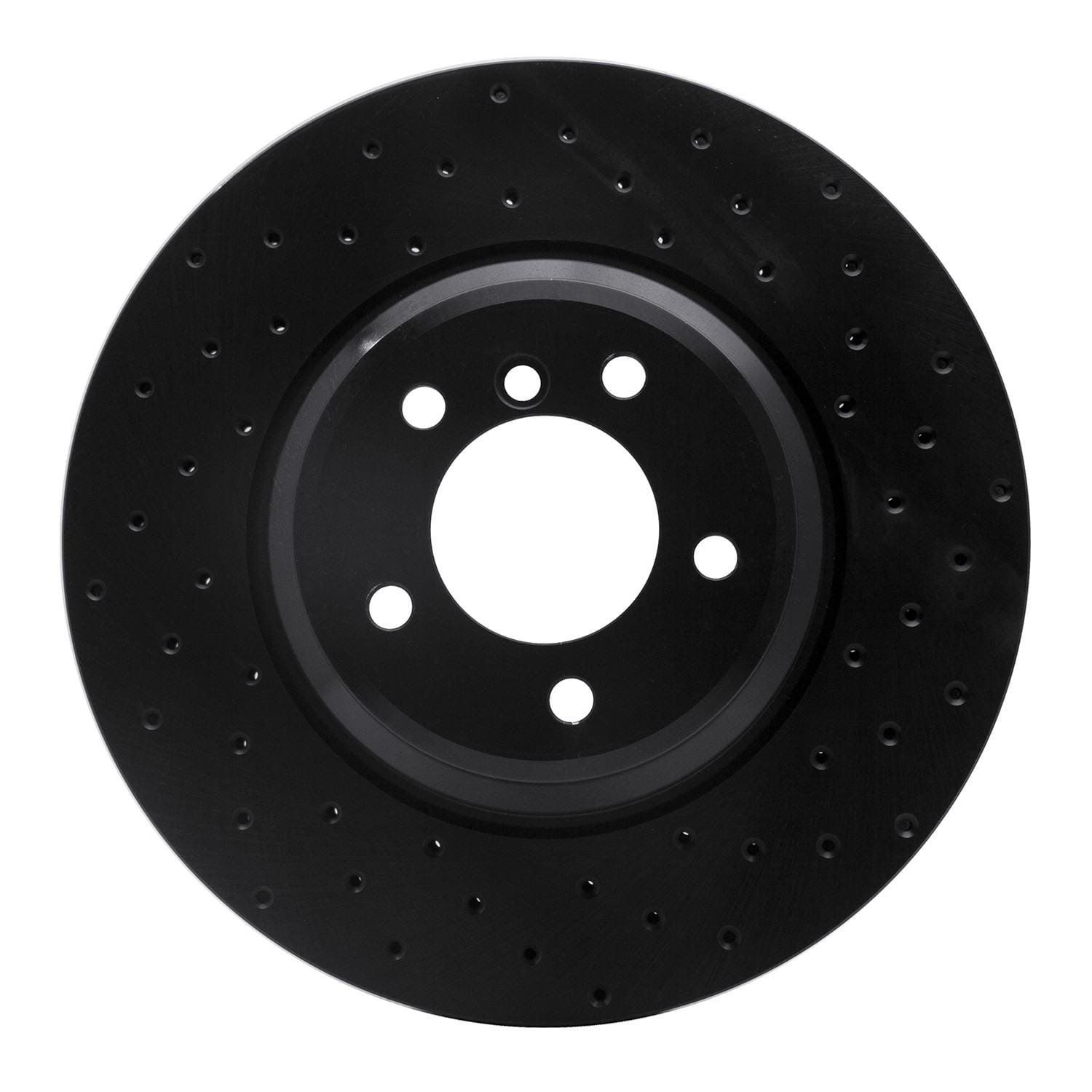 DF_62331082R_Fro.jpg R1 Concepts 07-15 BMW X1 Front Right Drilled Black Brake Rotor - Image 1