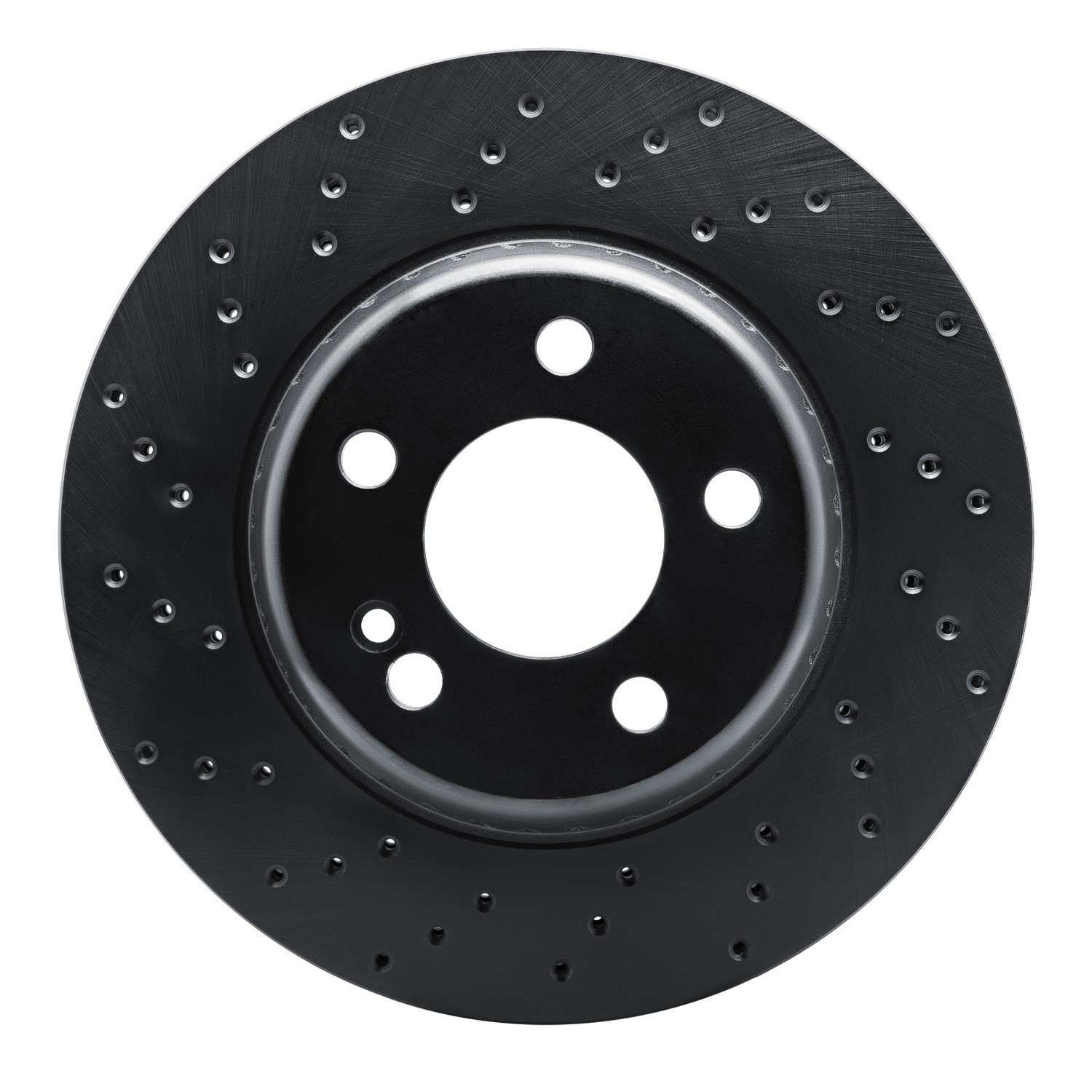 DF_62363118L_Fro.jpg R1 Concepts 15-21 Mercedes-Benz C300 Coupe & Convertible Rear Left Drilled Black Brake Rotor - Image 1