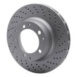 Dynamic Friction 1978-1989 Porsche 930 Right Rear Drilled GeoSPEC Coated Rotor (309x28 Vented) - Image 3