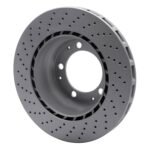 Dynamic Friction 1978-1989 Porsche 930 Right Rear Drilled GeoSPEC Coated Rotor (309x28 Vented) - Image 6