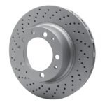 Dynamic Friction 1978-1989 Porsche 911/930 Left Rear Drilled GeoSPEC Coated Rotor (309x28 Vented) - Image 3