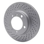 Dynamic Friction 2005-2008 Porsche Cayman Left Front Drilled GeoSPEC Coated Rotor (298x24 Vented) - Image 3