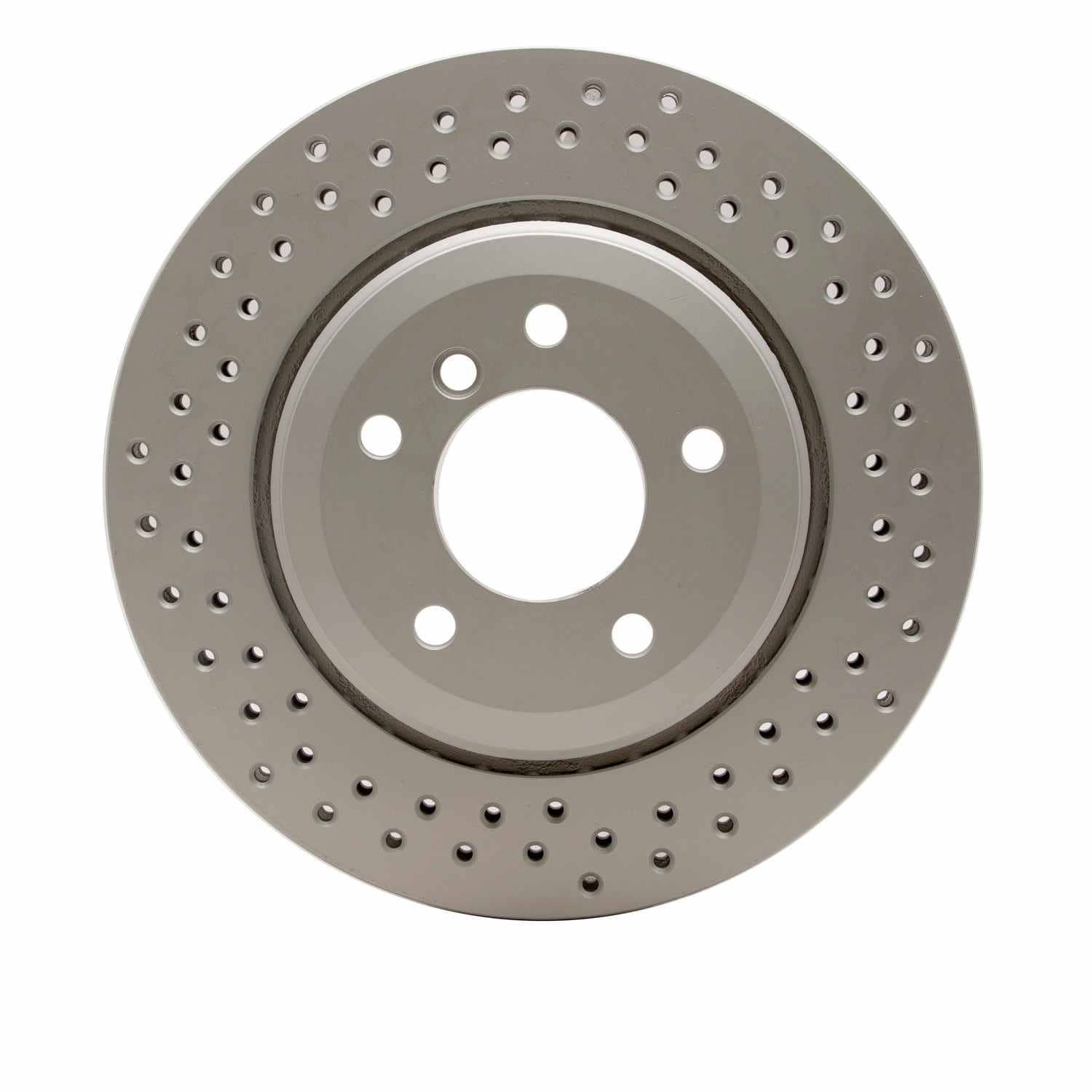 DF_62431053_Fro.jpg Dynamic Friction 2001-2006 BMW 330Ci Rear Drilled GeoSPEC Coated Rotor (320x21.9 Vented) - Image 1