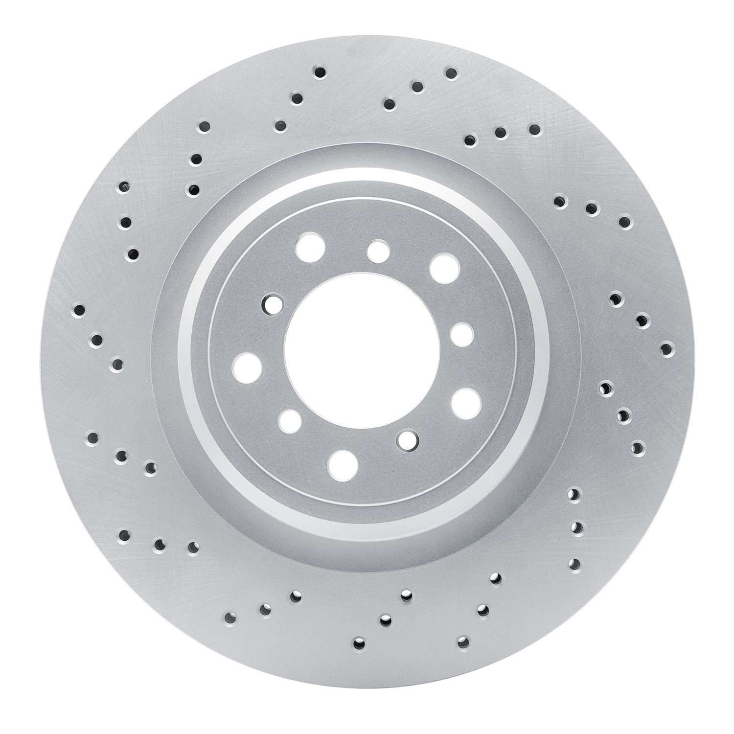 DF_62431087D_Fro.jpg Dynamic Friction 2008-2013 BMW 1 Series M Left Front Drilled GeoSPEC Coated Rotor (360x30 Vented) - Image 1