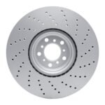 Dynamic Friction 2015-2019 BMW X6 Left Front Drilled GeoSPEC Coated Rotor (395x36 Vented) - Image 2