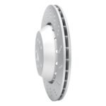 Dynamic Friction 2020-2025 BMW X4 Right Rear Drilled GeoSPEC Coated Rotor - Image 3