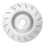 Dynamic Friction 2020-2025 BMW X4 Left Rear Drilled GeoSPEC Coated Rotor - Image 2