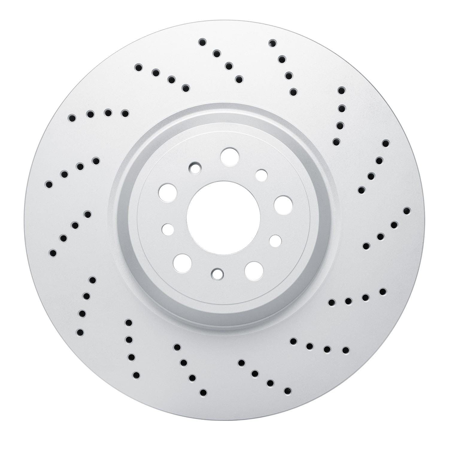 DF_62431193D_Fro.jpg Dynamic Friction 2021-2025 BMW M4 Right Front Drilled GeoSPEC Coated Rotor - Image 1