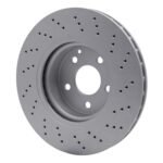 Dynamic Friction 2005-2006 Mercedes-Benz SL500 Front Drilled GeoSPEC Coated Rotor (312x28 Vented) - Image 5