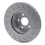 Dynamic Friction 2002-2006 Mercedes-Benz CL500 Front Drilled GeoSPEC Coated Rotor (310x28 Vented) - Image 5