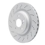 Dynamic Friction 2003-2012 Mercedes-Benz SL63 AMG Rear Drilled GeoSPEC Coated Rotor (330x26 Vented) - Image 3