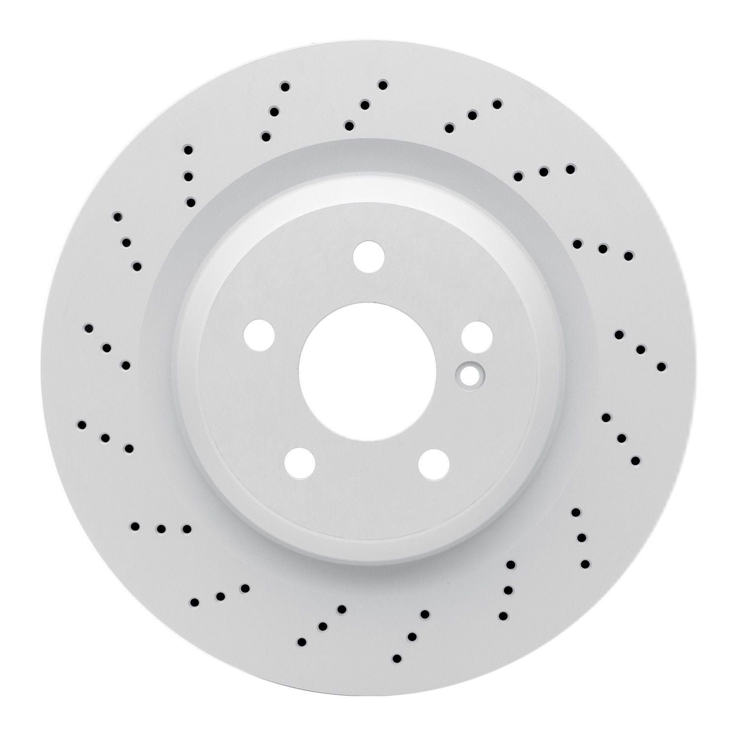 DF_62463061_Fro.jpg Dynamic Friction 2003-2012 Mercedes-Benz SL63 AMG Rear Drilled GeoSPEC Coated Rotor (330x26 Vented) - Image 1