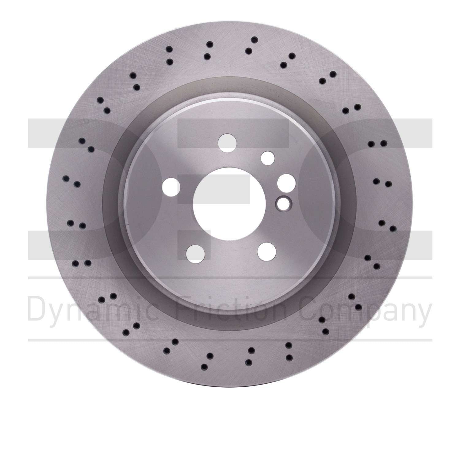 DF_62463069_Fro.jpg Dynamic Friction 2005-2006 Mercedes-Benz CL65 AMG Rear Drilled GeoSPEC Coated Rotor (348x26 Vented) - Image 1