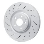 Dynamic Friction 2012-2018 Mercedes-Benz CLS550 Front Drilled GeoSPEC Coated Rotor (360x36 Vented) - Image 3