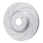 Dynamic Friction 2020-2026 Mercedes-Benz GLS450 Front Drilled GeoSPEC Coated Rotor (375x36 Vented) - Image 3