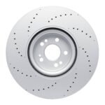 Dynamic Friction 2020-2026 Mercedes-Benz GLS450 Front Drilled GeoSPEC Coated Rotor (375x36 Vented) - Image 2