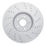 Dynamic Friction 2020-2025 Mercedes-Benz GLB35 AMG Front Drilled GeoSPEC Coated Rotor (350x32 Vented) - Image 2