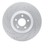 Dynamic Friction 2021-2025 Mercedes-Benz CLE53 AMG Rear Drilled GeoSPEC Coated Rotor (360x26 Vented)