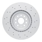 Dynamic Friction 2022-2025 Audi S3 (USA/Canada) Front Drilled GeoSPEC Coated Rotor (357x34 Vented) - Image 2