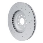 Dynamic Friction 2022-2025 Audi S3 (USA/Canada) Front Drilled GeoSPEC Coated Rotor (357x34 Vented) - Image 5
