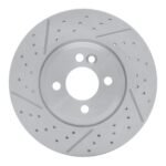 Dynamic Friction 2007-2015 MINI Cooper Clubman Front Drilled Brake Rotor and Slotted (294x22 Vented)