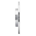 R1 Concepts 1984-1985 BMW 318i Front Right Drilled & Slotted Silver Brake Rotor - Image 4
