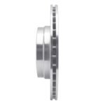 R1 Concepts 2005-2008 BMW 760Li Rear Left Drilled & Slotted Silver Brake Rotor - Image 4