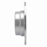 R1 Concepts 2000-2006 BMW X5 Rear Left Drilled & Slotted Silver Brake Rotor - Image 4