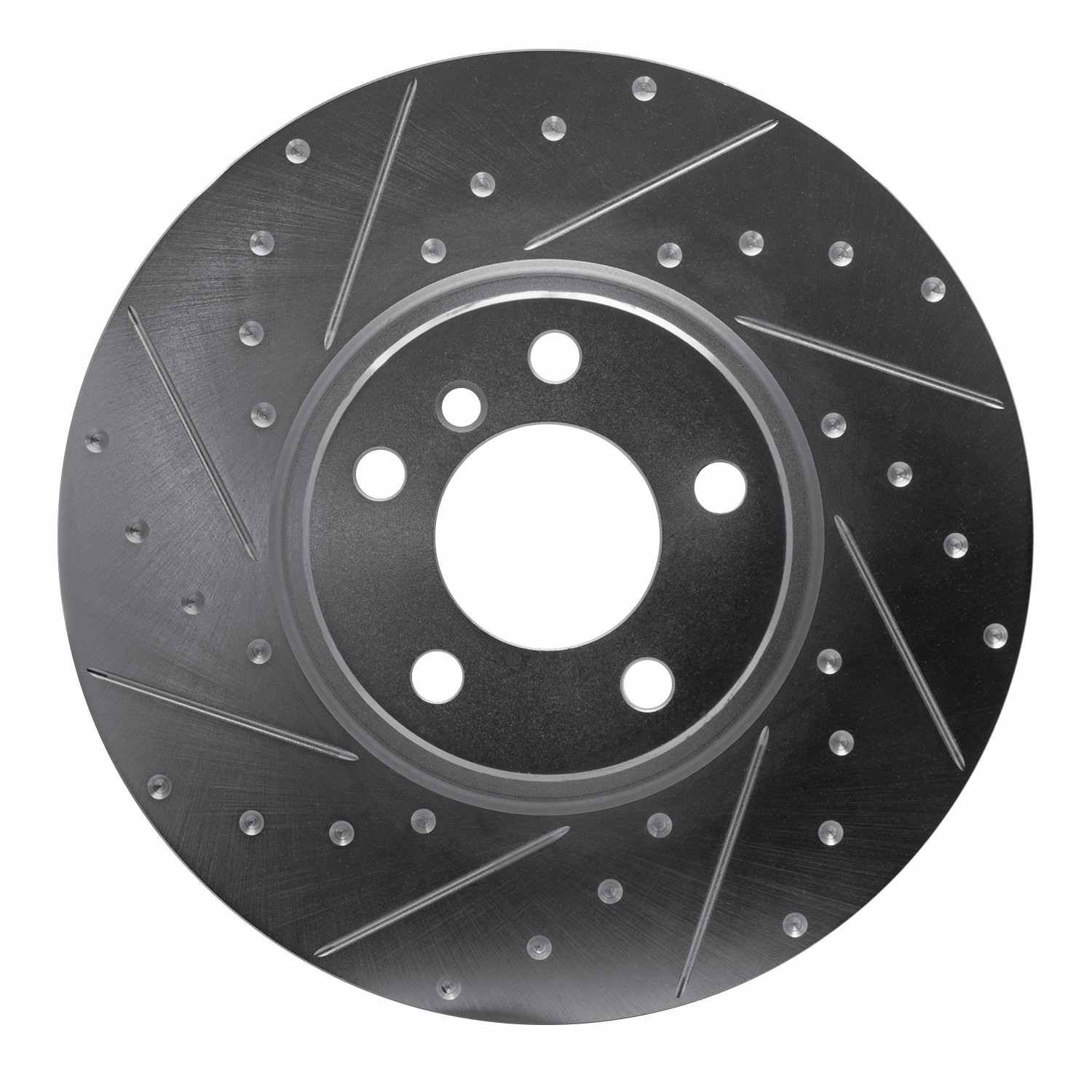 DF_63131159D_Fro.jpg R1 Concepts 2016-2018 BMW X4 Right Front Drilled & Slotted Silver Brake Rotor - Image 1