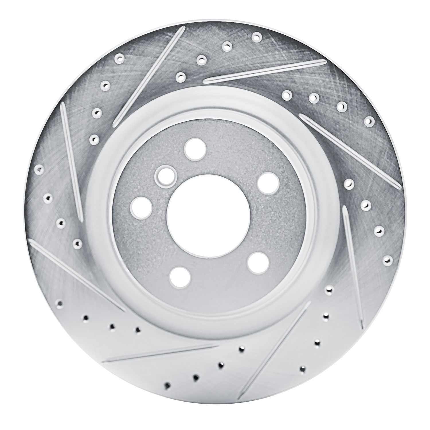 DF_63131176L_Fro.jpg R1 Concepts 2019-2024 BMW M235i xDrive Gran Coupe Rear Left Drilled & Slotted Silver Brake Rotor - Image 1