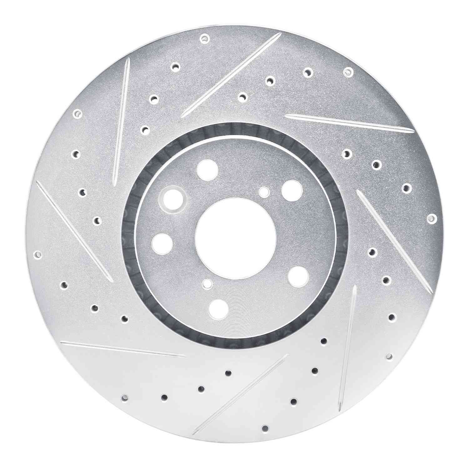 DF_63131184D_Kit.jpg R1 Concepts 2019-2025 BMW 228i xDrive Gran Coupe Left Front Drilled & Slotted Silver Brake Rotor - Image 1