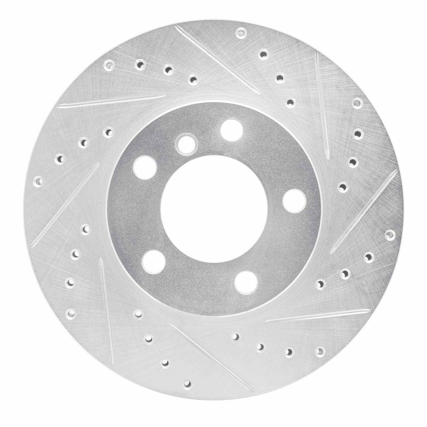 DF_63132009R_Fro.jpg R1 Concepts 2011-2016 MINI Cooper Countryman Front Right Drilled & Slotted Silver Brake Rotor - Image 1