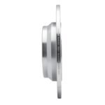 R1 Concepts 2007-2013 Mercedes-Benz SL550 Rear Left Drilled & Slotted Silver Brake Rotor - Image 4