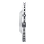 R1 Concepts 2014-2021 Mercedes-Benz S550 Rear Right Drilled & Slotted Silver Brake Rotor - Image 4