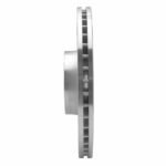 R1 Concepts 2001-2003 Audi S8 Front Left Drilled & Slotted Silver Brake Rotor - Image 4