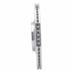 R1 Concepts 2004-2018 Audi S8 Rear Left Drilled & Slotted Silver Brake Rotor - Image 4