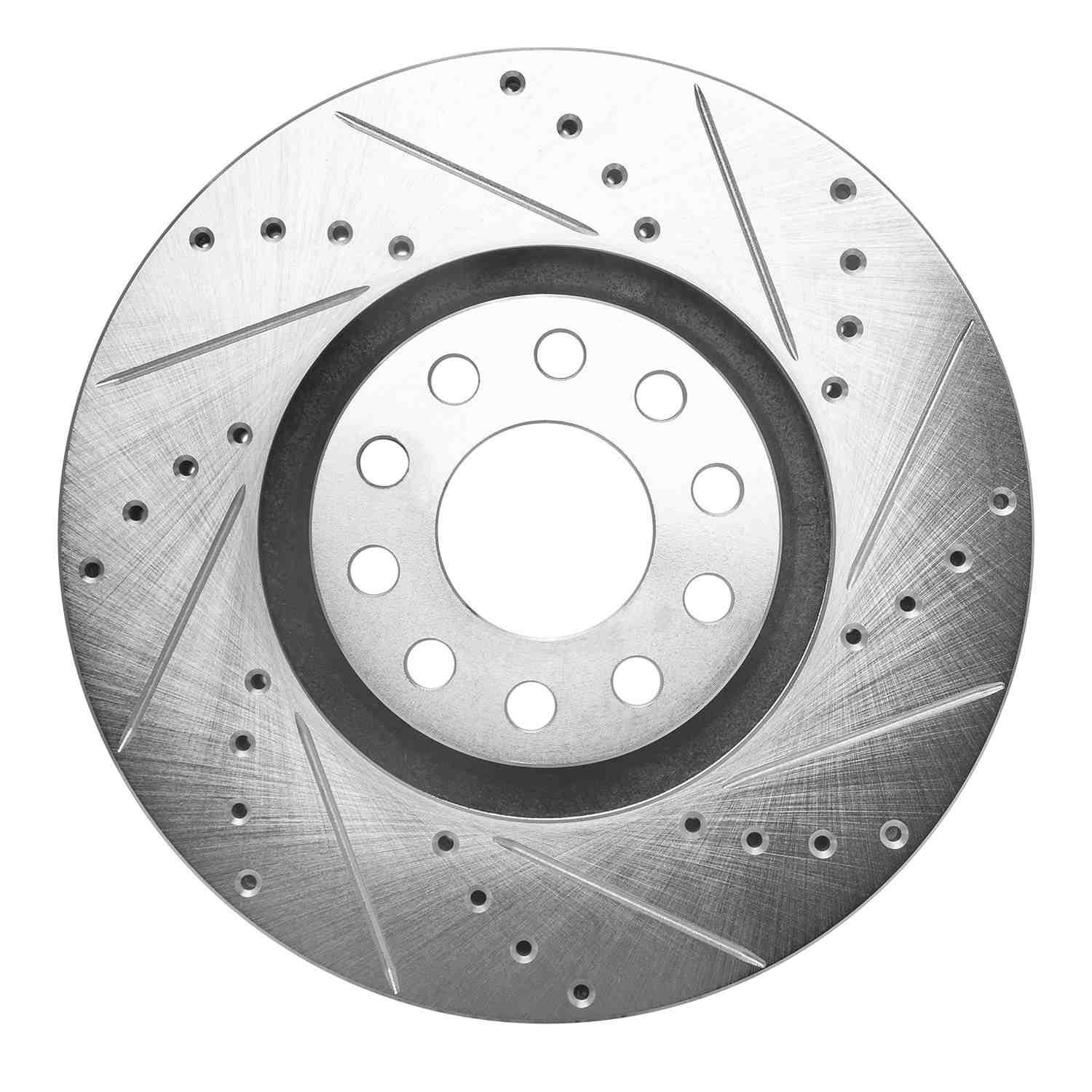 DF_63174024R_Fro.jpg R1 Concepts 2002-2005 Volkswagen Passat (USA/Canada) Front Right Drilled & Slotted Silver Brake Rotor - Image 1