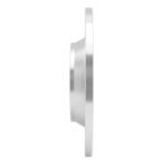R1 Concepts 2001-2003 Volkswagen EuroVan Rear Right Drilled & Slotted Silver Brake Rotor - Image 4