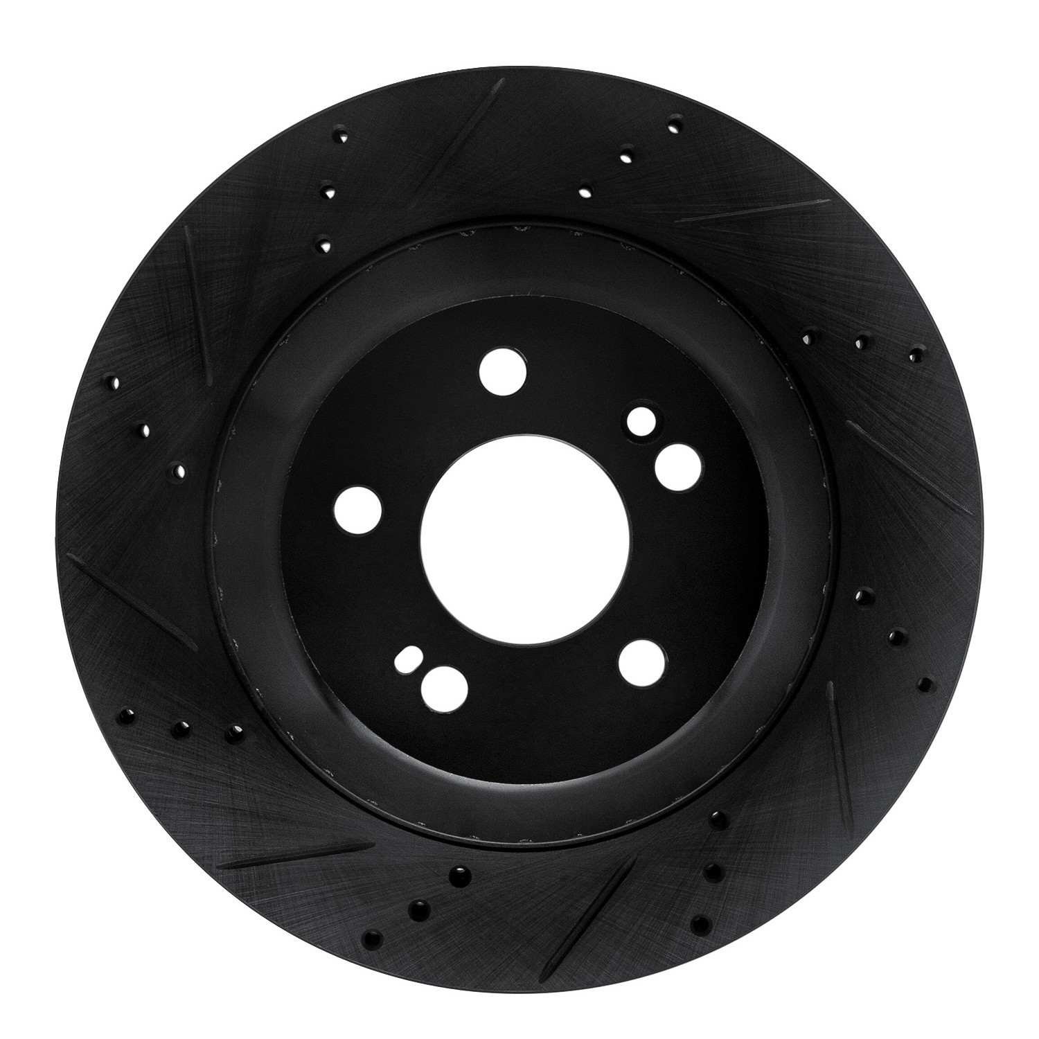 DF_63363165L_Fro.jpg R1 Concepts 15-21 Mercedes-Benz S560 Rear Left Drilled & Slotted Black Brake Rotor - Image 1